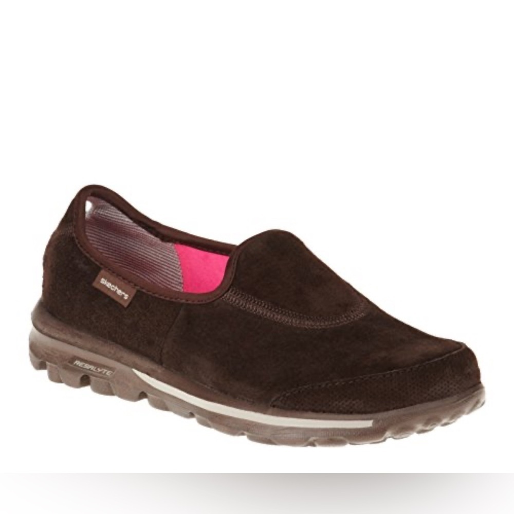 Skechers Women's Dark Brown Slip-On Sneakers